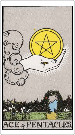 Ace of Pentacles (1 เหรียญ)