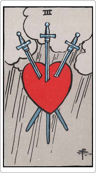 Three of Swords (3 ดาบ)