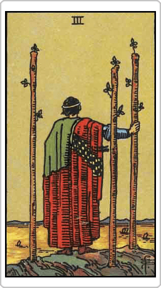 Three of Wands (3 ไม้)