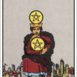 Four of Pentacles (4 เหรียญ)