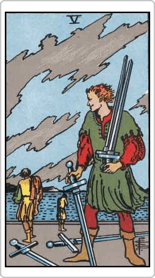 Five of Swords (5 ดาบ)