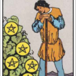 Seven of Pentacles (7 เหรียญ)