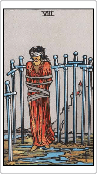 Eight of Swords (8 ดาบ)