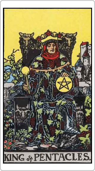 King of Pentacles (ราชาเหรียญ)