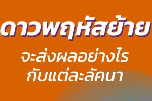 ผลของดาวพฤหัสย้ายเข้าราศีเมษแต่ละลัคนา